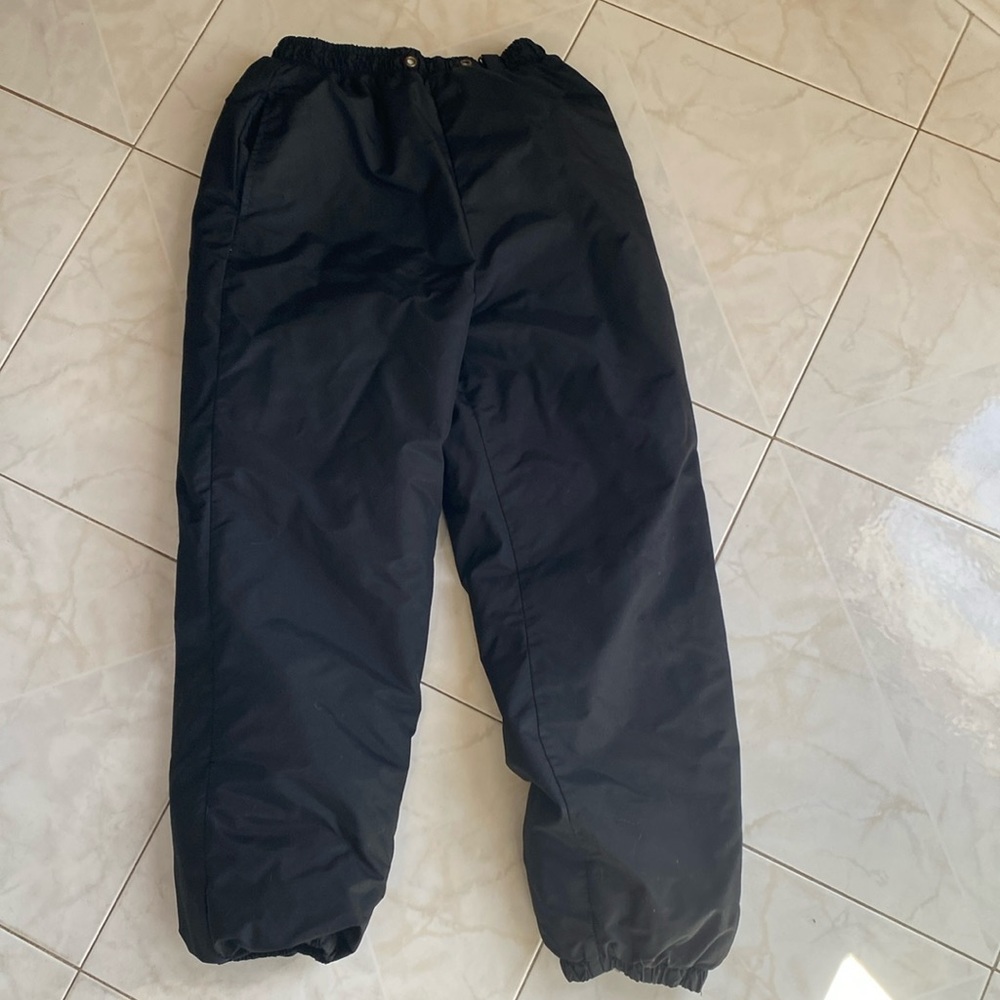 Girls black snow pants